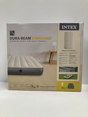 3 X INTEX DURA-BEAM STANDARD 25CM MATTRESSES - LOCATION 40B.