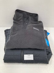 2 X COLUMBIA JACKETS VARIOUS SIZES AND MODELS INCLUDING GREY JUMPER SIZE L - LOCATION 36B.