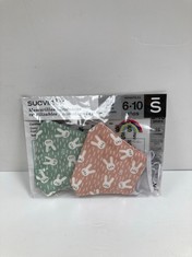 160 X SUAVINĒX REUSABLE AND APPROVED HYGIENIC FACE MASKS - LOCATION 8B.