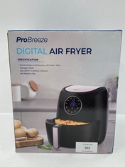 PROBREEZE DIGITAL AIR FRYER MODEL AF-01-EU - LOCATION 49C.