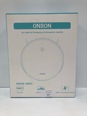 ONSON ROBOT HOOVER MODEL F007C BLACK - LOCATION 26C.