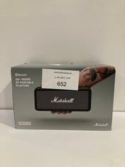 MARSHALL EMBERTON PORTABLE SPEAKER BLACK, ONE SIZE - LOCATION 6C.