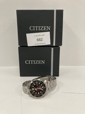 CITIZEN ANALOGUE WATCH, AUTOMATIC WITH STAINLESS STEEL STRAP NY0084-89EE (ONE PIECE OF THE STRAP IS LOOSE) - LOCATION 2C.