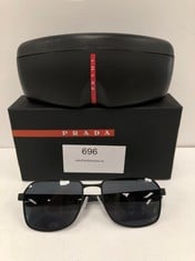 PRADA MEN'S GLASSES MODEL SPS 54W DG0-09R COLOUR BLACK - LOCATION 2C.