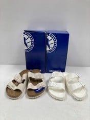 2 X BIRKENSTOCK SANDALS VARIOUS MODELS AND SIZES INCLUDING MODEL 129443 SIZE 37 - LOCATION 49A.