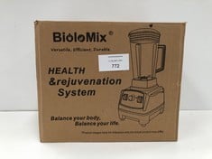 BLENDER BIOLOMIX BLACK COLOUR - LOCATION 32C.