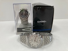 2 X CASIO WATCHES VARIOUS MODELS INCLUDING WATCH MTP-B145 - LOCATION 16C.