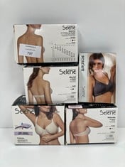 5 X SELENE BRAND UNDERWEAR VARIOUS MODELS AND SIZES INCLUDING BRA MODEL MARIEL SIZE 100B - LOCATION 16C.