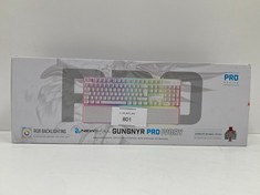 NEW SKILL KEYBOARD MODEL GUNGNYR PRO IVORY WHITE - LOCATION 12C.