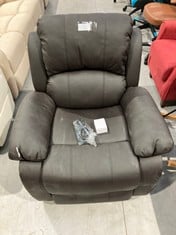 MASSAGE ARMCHAIR NALUI SYNTHETIC STYLE MASSAGE CHAIR BROWN COLOUR (BROKEN).