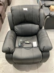 MASSAGE CHAIR NALUI TREVI ELEVATOR BLACK COLOUR (BROKEN CONTROL).