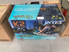 INTEX 68306 - CHALLENGER K2 INFLATABLE KAYAK & 2 PADDLES - 351 X 76 X 38 CM.