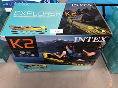 INTEX ADULT INFLATABLE KAYAK EXPLORER K2 FOR 2 PERSONS (68307).