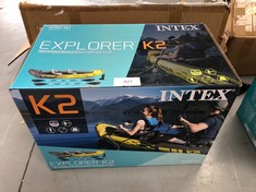 INTEX ADULT INFLATABLE KAYAK EXPLORER K2 FOR 2 PERSONS (68307).