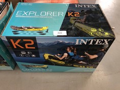 INTEX ADULT INFLATABLE KAYAK EXPLORER K2 FOR 2 PERSONS (68307).