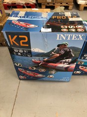 INTEX KAYAK INFLATABLE KAYAK EXCURSION PRO PADDLE + INFLATOR.