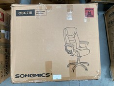 OFFICE CHAIR SONGMICS OBG21B BLACK AND SILVER COLOUR.