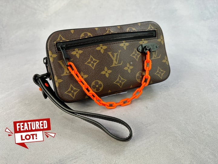 Louis Vuitton, Virgil Abloh Pochette Volga Monogram Bag  , Dimensions 21x11x5cm (Approx) (VAT ONLY PAYABLE ON BUYERS PREMIUM)