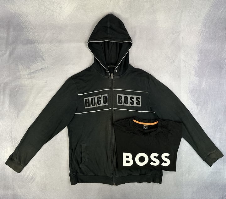 Hugo Boss Hoodie Size XL And T-Shirt Size XL (VAT ONLY PAYABLE ON BUYERS PREMIUM)