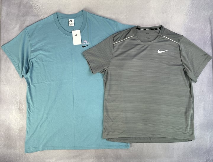 Nike T-Shirts x2, Size XXL 2XL & XL  (XXL With Tag) (VAT ONLY PAYABLE ON BUYERS PREMIUM)