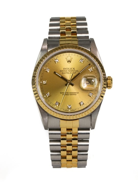 Rolex Datejust 36 Automatic Watch. Please see full description below, including important notes prior to bidding.