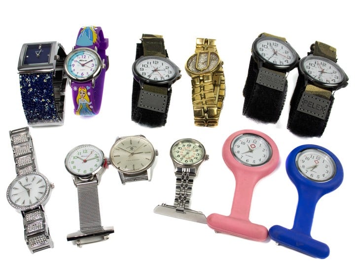 Selection of Twelve Watches and Watch Pieces (VAT Only Payable on Buyers Premium)