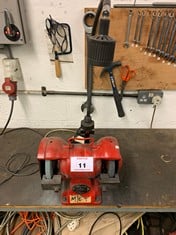 WOLF THREE PHASE TWIN HEAD BENCH GRINDER