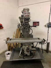 1979 BRIDGEPORT SERIES I TURRET MILLING MACHINE INCLUDING TOOLING S/N 309220679VX (RAMS REQUIRED SUBJECT TO APPROVAL, PRIOR TO COLLECTION)