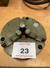 PRATT BURNERD 3 JAW LATHE CHUCK