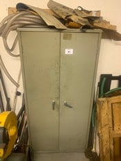 METAL STORAGE CABINET (EXCLUDING CONTENTS)