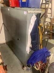 METAL STORAGE CABINET (EXCLUDING CONTENTS)