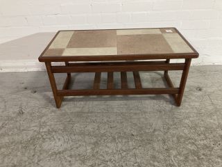 ANBERCRAFT TILED COFFEE TABLE W84 X D45 X H39CM RRP £395