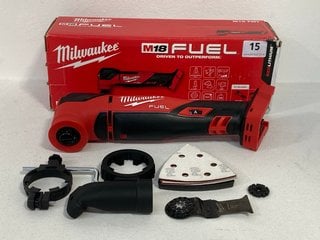 MILWAUKEE M18 FMT-0 18V MULTI TOOL - RRP £139.99: LOCATION - MAIN BOOTH