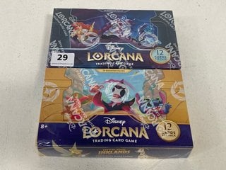 DISNEY LORCANA URSULA'S RETURN TRADING CARD GAME TO ALSO INCLUDE DISNEY LORCANA INTO THE INKLANDS TRADING CARD GAME - COMBINED RRP £240.00: LOCATION - MAIN BOOTH