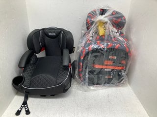 GRACO AFFIX LX GROUP 2/3 HIGHBACK BOOSTER SEAT TO ALSO INCLUDE COSATTO ZOOMI GROUP 1/2/3 CAR SEAT IN MISTER FOX: LOCATION - B3