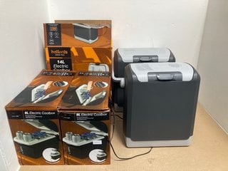 5 X 8L/14L ELECTRIC COOL BOXES IN GREY: LOCATION - B0