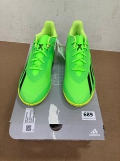 ADIDAS X SPEED PORTAL 4 TURF FOOTBALL BOOTS IN GREEN/YELLOW - UK 11: LOCATION - C9