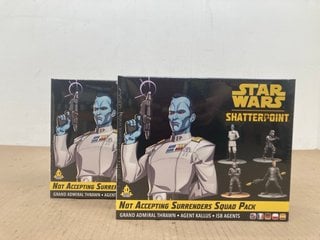 2 X STAR WARS SHATTERPOINT NOT ACCEPTING SURRENDERS SQUAD PACKS: LOCATION - C10