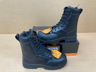 MAGNUM ELITE SHIELD WORK BOOTS IN BLACK - UK 9: LOCATION - C13