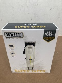 WAHL CORDLESS SUPER TAPER CLIPPERS - RRP £108.99: LOCATION - D14