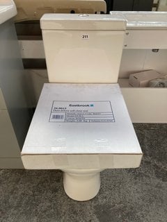 (COLLECTION ONLY) CLOSED COUPLED TOILET COMPLETE WITH CISTERN FITTINGS AND SEAT RRP £365: LOCATION - D4