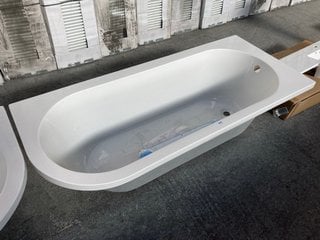 1700 X 720MM NTH SINGLE ENDED SPACE SAVER BATH RRP £450: LOCATION - D3