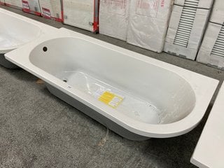 1700 X 720MM NTH SINGLE ENDED SPACE SAVER BATH RRP £450: LOCATION - D3