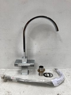 MONO KITCHEN SINK MIXER TAP IN CHROME WITH SWIVEL SPOUT RRP £255: LOCATION - R1