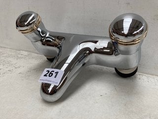 DECK MOUNTED BATH FILLER IN CHROME RRP £325: LOCATION - R1