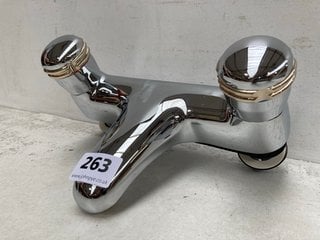 DECK MOUNTED BATH FILLER IN CHROME RRP £325: LOCATION - R1