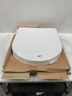 2X WHITE TOILET SEATS - RRP £140: LOCATION - R1