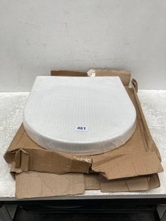 2X WHITE TOILET SEATS - RRP £140: LOCATION - R1