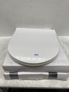 2X WHITE TOILET SEATS - RRP £140: LOCATION - R1