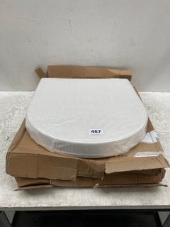 2X WHITE TOILET SEATS - RRP £140: LOCATION - R1